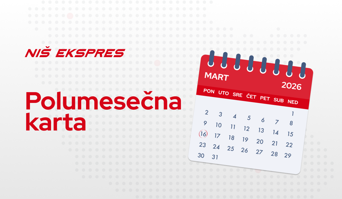 Prodaja polumesečnih karata za mart 2026. godine