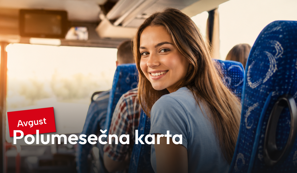 Prodaja polumesečnih karata za AVGUST 2026.god